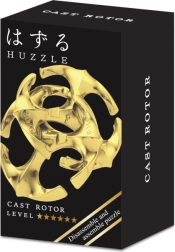 Mini Huzzle Cast Rotor zlatý hlavolam