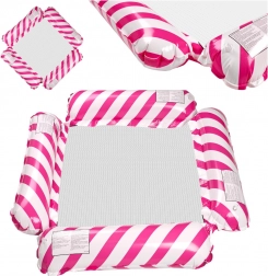 Nafukovací bazénový lehátkový houpací křeslo růžové