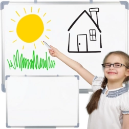 Magnetická suchostíratelná tabule bílá 90 × 60 cm