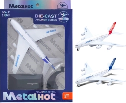 Kovový model letadla Airliner MetalHot 1:860 se zpětným natažením