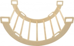 Dřevěný žebřík a houpačka s polštářem 2v1 CHIPOLINO