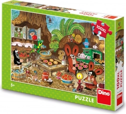Dino puzzle Krtek v kuchyni 100 XL dílků