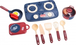 Kuchyňský set s vařičem, nádobím a potravinami