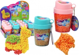 Squishy Oranžové Polystyrenové Kuličky v Kelímku