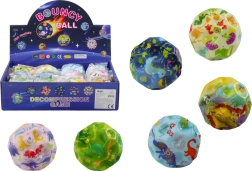 Svítící míček s výstupky dinosauři 7 cm