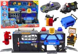 Rozkládací policejní stanice se světly a zvuky