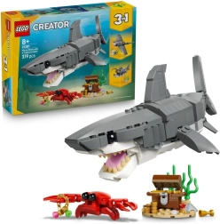 LEGO Creator 3v1 divoký žralok a truhla s pokladem