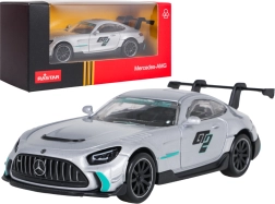 Kovový model Mercedes-AMG GT2 RASTAR v měřítku 1:43, stříbrný