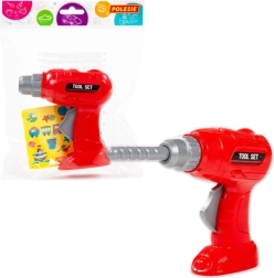 Dětský aku šroubovák červený na baterie
