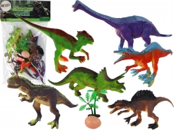 sada figurek dinosaurů s doplňky, 6 kusů