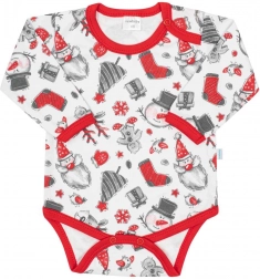 kojenecké body s dlouhým rukávem new baby christmas