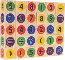 Matematické dřevěné kostky