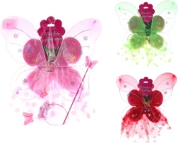 Dětská vílí sada s křídly, sukýnkou a doplňky