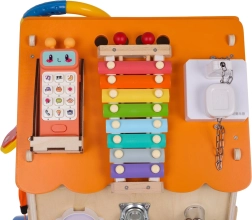 Multifunkční interaktivní dřevěný domeček pro děti