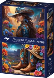 Puzzle Farmářka a Boty 2x500 dílků