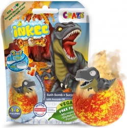 Šumivá koupelová bomba s překvapením Dinorex pro děti