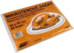 Mikrotenové sáčky 6 l, 30 × 50 cm (50 ks)