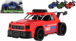 Plastové závodní auto na setrvačník - 16 cm