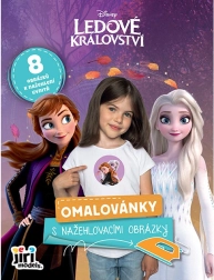 Omalovánka s nažehlovacími obrázky FROZEN – Ledové království
