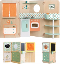 Skládací multifunkční domeček s kuchyňkou CLASSIC WORLD XXL