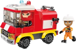 Stavebnice hasičská cisterna QMAN MINE CITY
