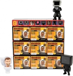 Tajemné figurky Skibidi Toilet - Displej 9 ks