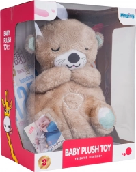 Interaktivní plyšová vydra pro miminka se světlem a zvuky