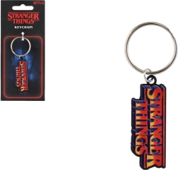 Kovová klíčenka Stranger Things s logem WSQK