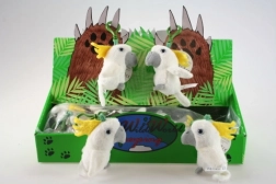 Plyšová klíčenka kakadu