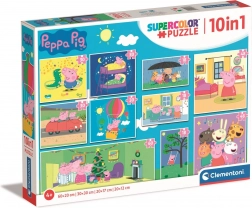 Puzzle Prasátko Peppa 10v1 od Clementoni