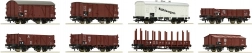Roco osmikusová sada nákladních vozů DRG H0