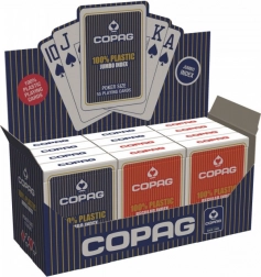 Plastové pokerové karty PKJ – červené, velký index