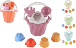 Plastová sada na písek s kyblíkem a nástroji