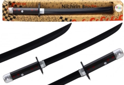 Samurajský meč na baterie se zvukem, černý