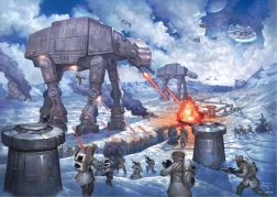 Puzzle Star Wars: Bitva o planetu Hoth 1000 dílků