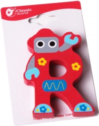 Dřevěné písmeno R CLASSIC WORLD