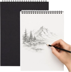 Skicák A4 na spirále 160 g/m², 60 listů