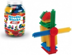 Kreativní kreativní kostičky Ježek v plastovém obalu s 110 díly