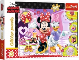 Puzzle 100 dílků Minnie a Třpytky