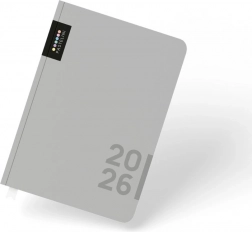 Denní diář A5 2026 PASTELINI šedá