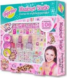 Manikúrové studio – sada se vzorem panterky, 3 laky