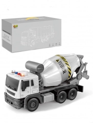 modrá rotační míchačka betonu 1:16 se světly a zvukem