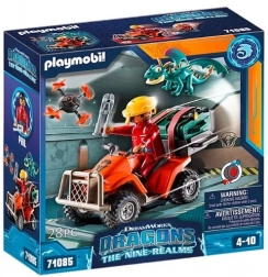 PLAYMOBIL Dragons: Devět království Icaris ATV & Phil – sada s figurkami a drakem