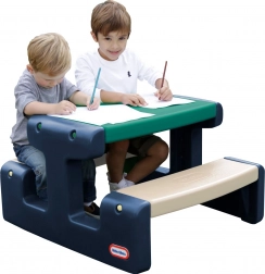 Dětský piknikový stolek modro-zelený Little Tikes do zahrady