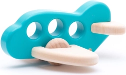 Bajo dřevěné světle modré letadlo