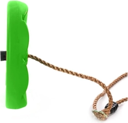 Zahradní houpačka pro děti květinové sedátko s lanem – Zelená