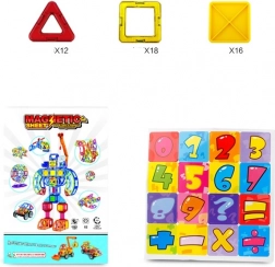 Magnetická stavebnice pro děti 46 ks