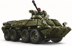 Vojenská stavebnice Sluban BTR-80AS v měřítku 1:35