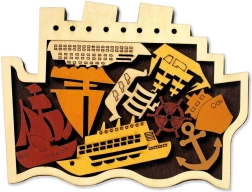 Dřevěný hlavolam The Harbour od RECENT TOYS