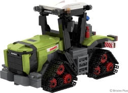 Stavebnice BRIXIES Plus Claas Xerion 12.650 Terra Trac pásový traktor